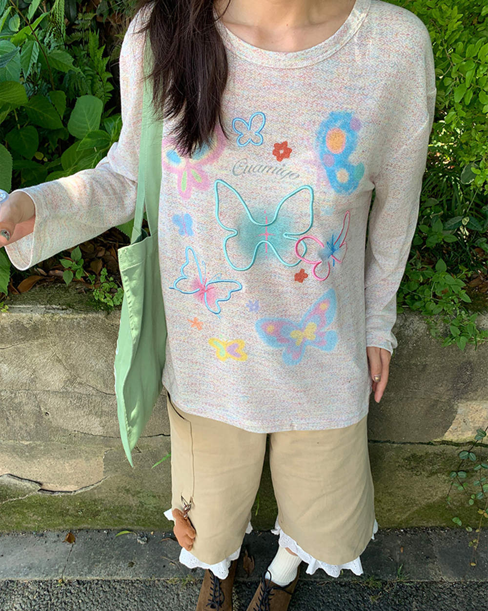 Indie Aesthetic Butterfly Long Sleeve