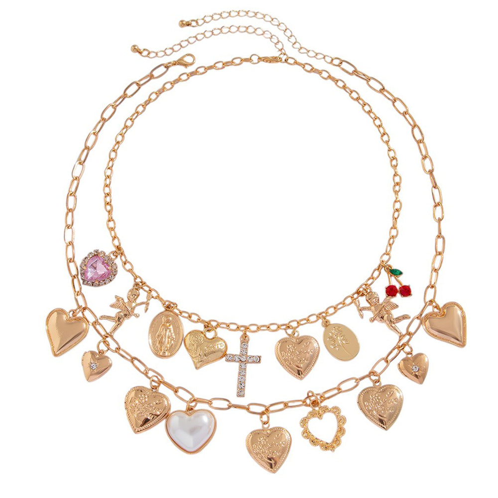 Indie Kid Layered Pendant Necklace