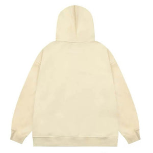 Kitten Print Oversized Hoodie