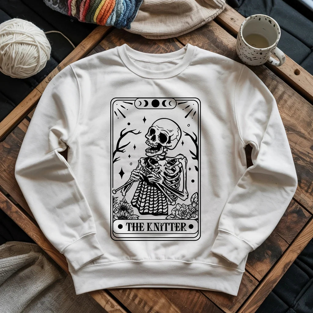 Knitter Tarot Card Sweatshirt