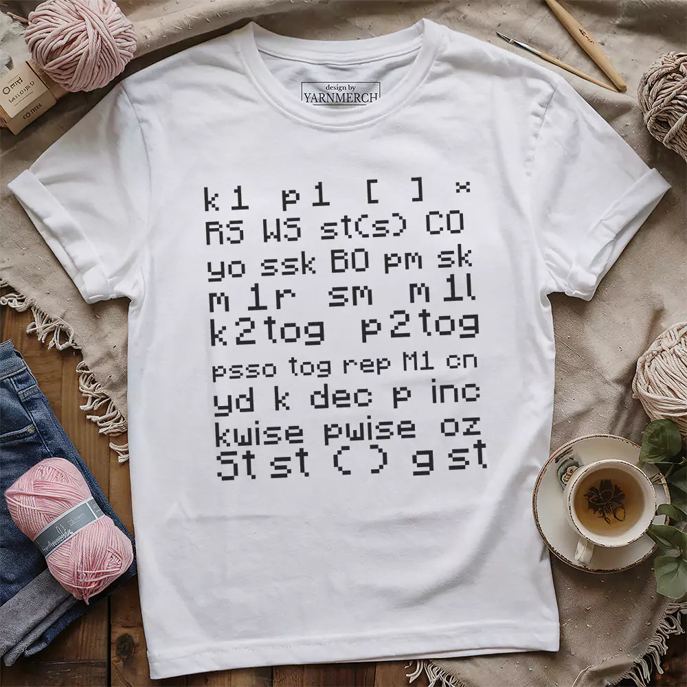 Knitting Code T-shirt