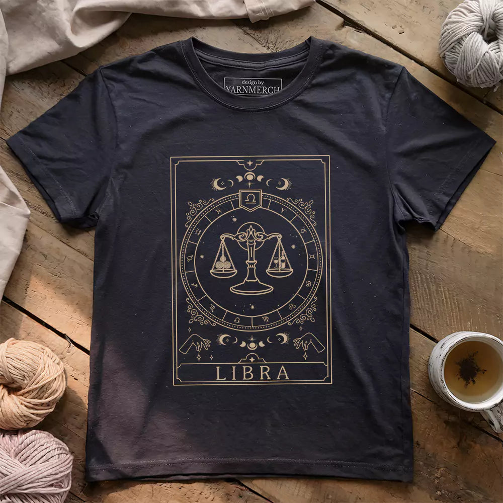 Libra Yarn Tarot T-shirt