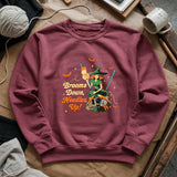 Broom Down, Needles Up Sweatshirt