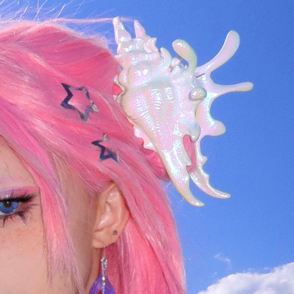 Mermaid Seashell Pearl Hair Claw