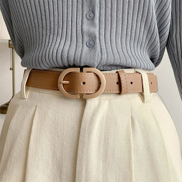 Minimalist Aesthetic Buckle Belt