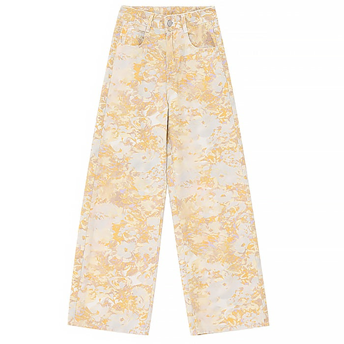 Lemon Swirl Baggy Pants