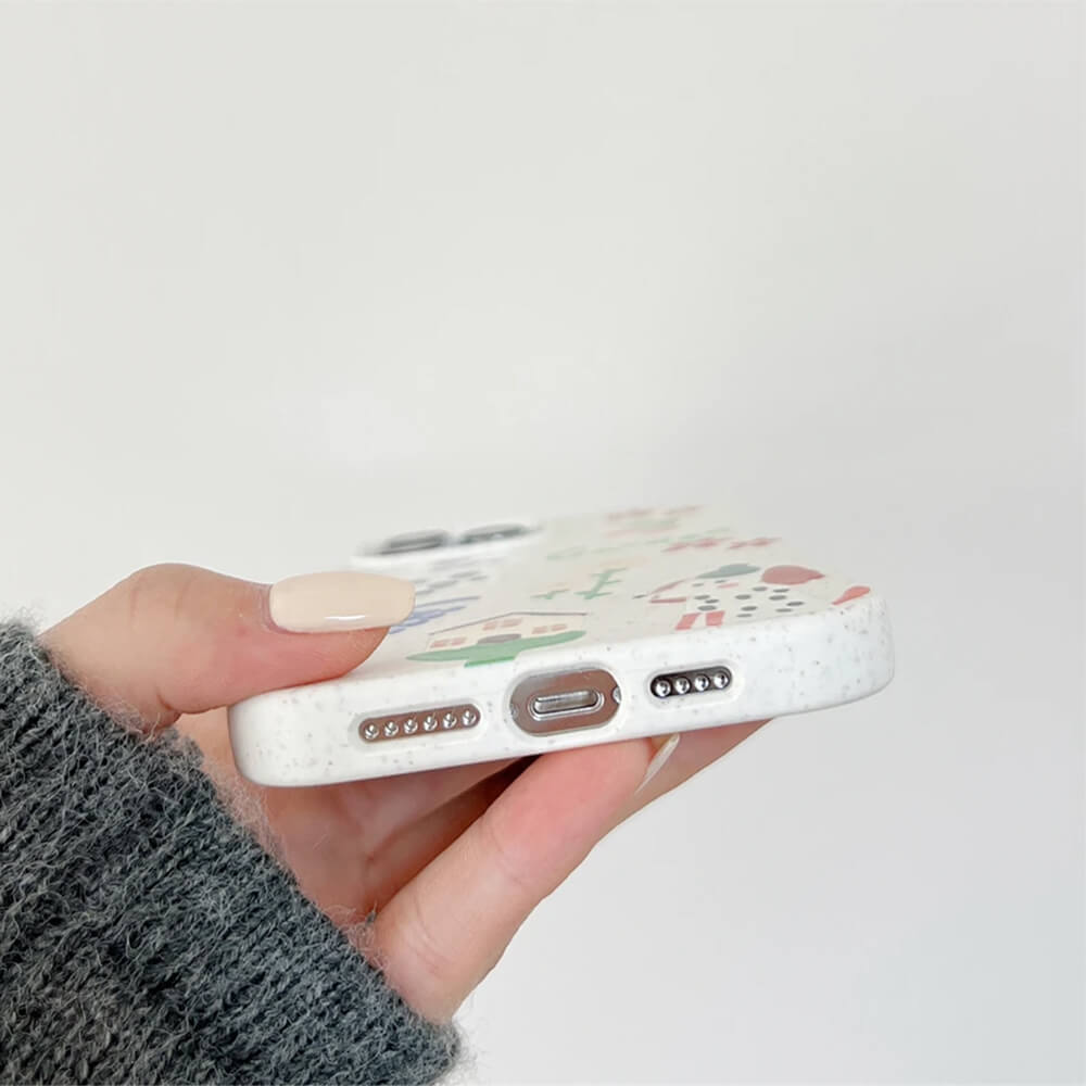 Playful Paws & Petals iPhone Case