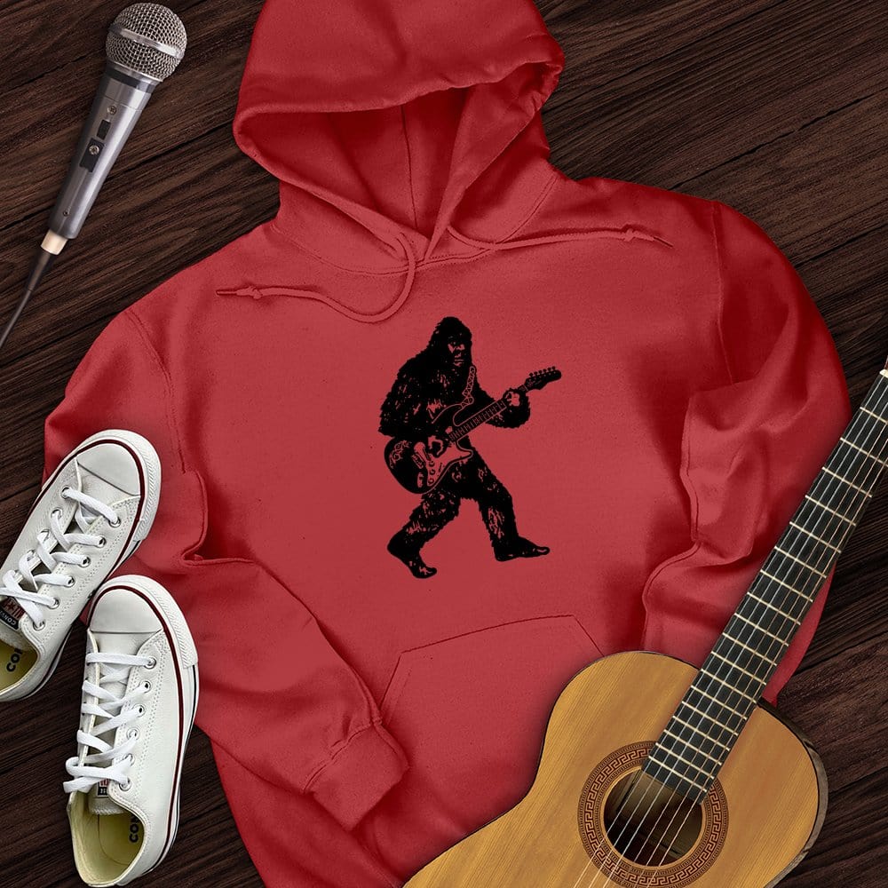 Bigfoot Playing Guitar Hoodie