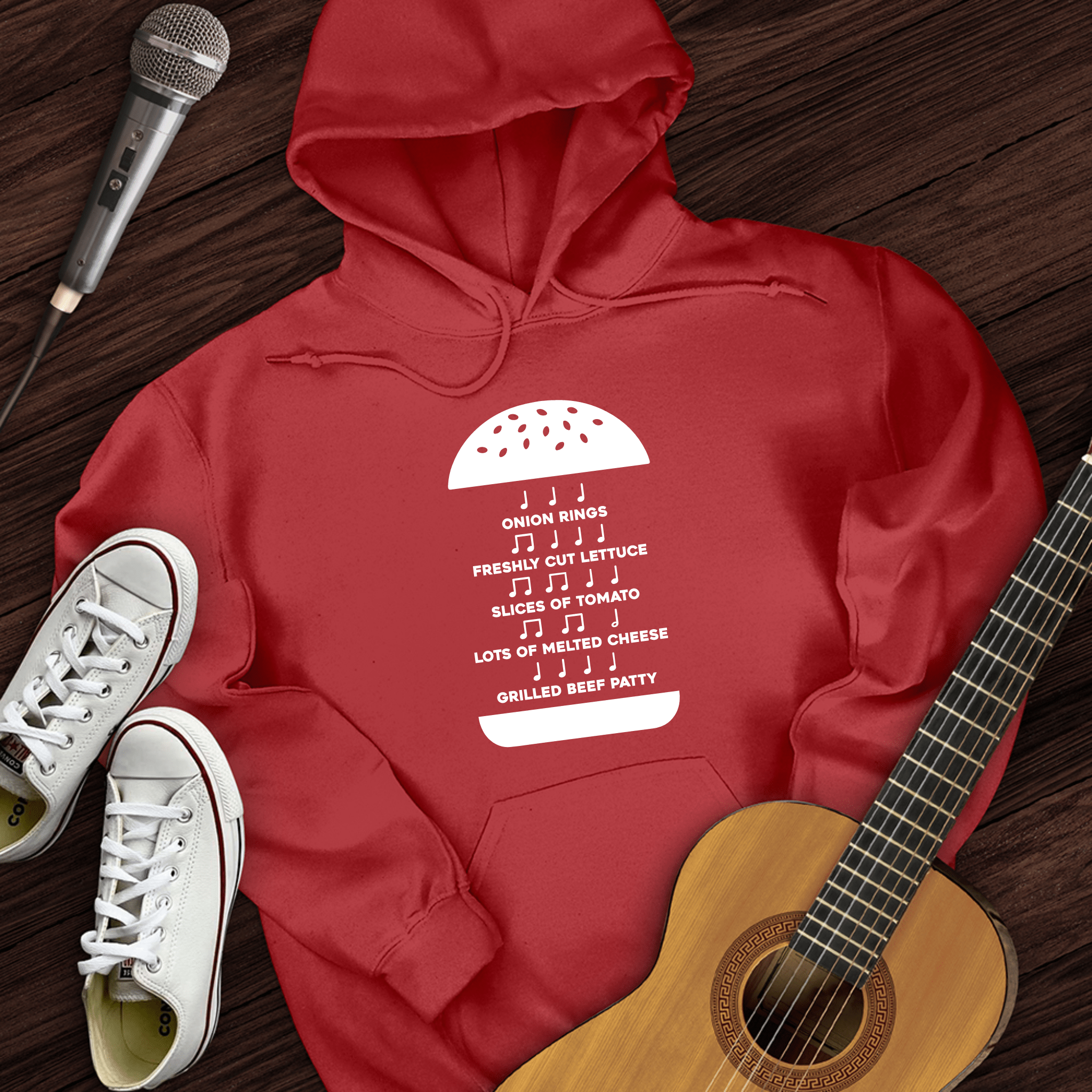 Burger Music Hoodie