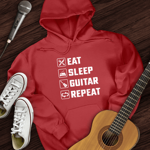 Eat, Sleep, Guitar, Repeat Hoodie