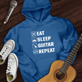 Eat, Sleep, Guitar, Repeat Hoodie