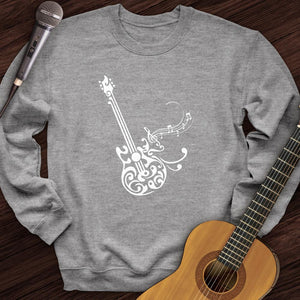 Floral Guitar Crewneck