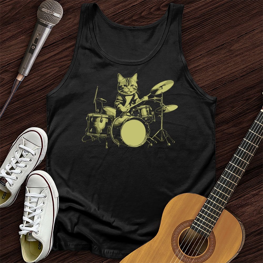Cat Drums Tank Top