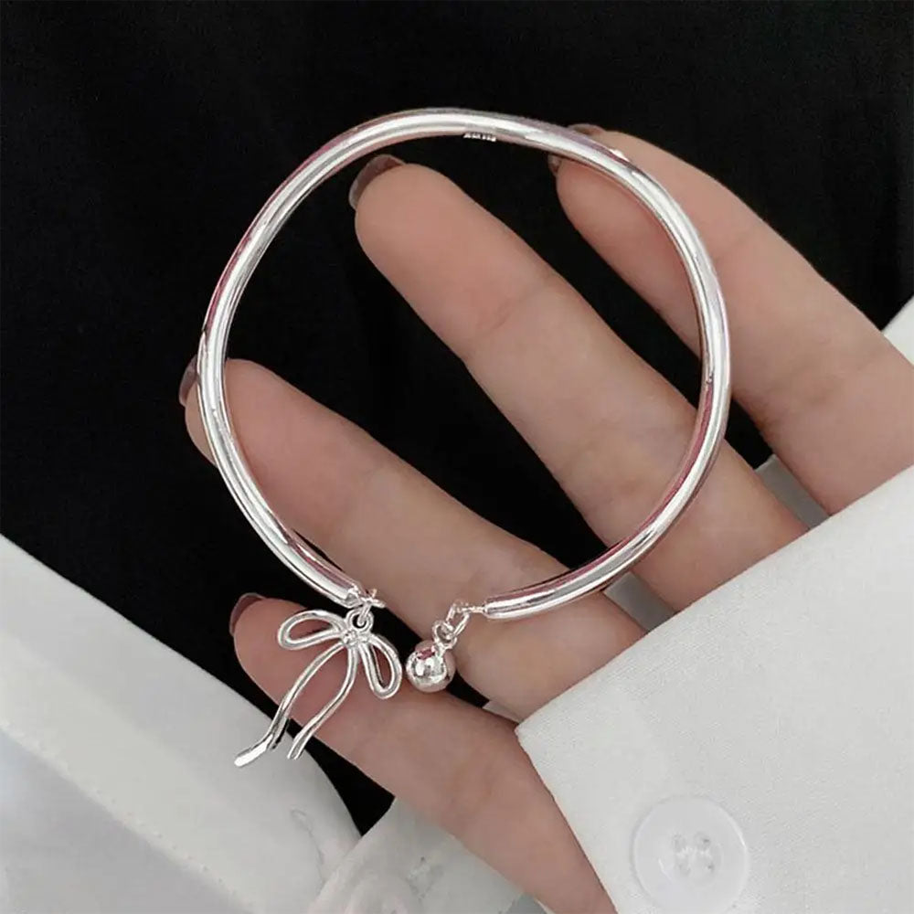 Silver Bowknot Bracelet
