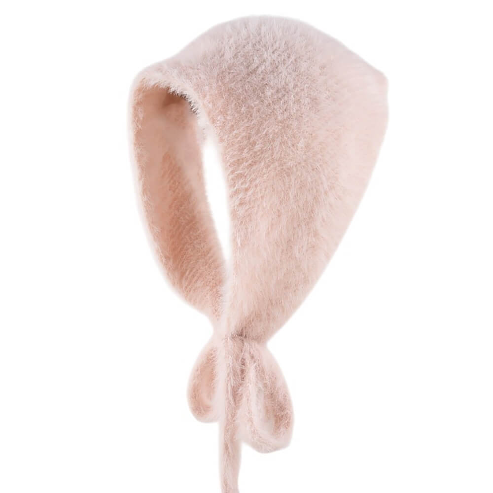 Soft Fuzzy Winter Bandana Hat
