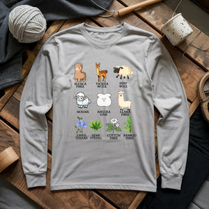 Flora Fauna Fiber Long Sleeve T-shirt