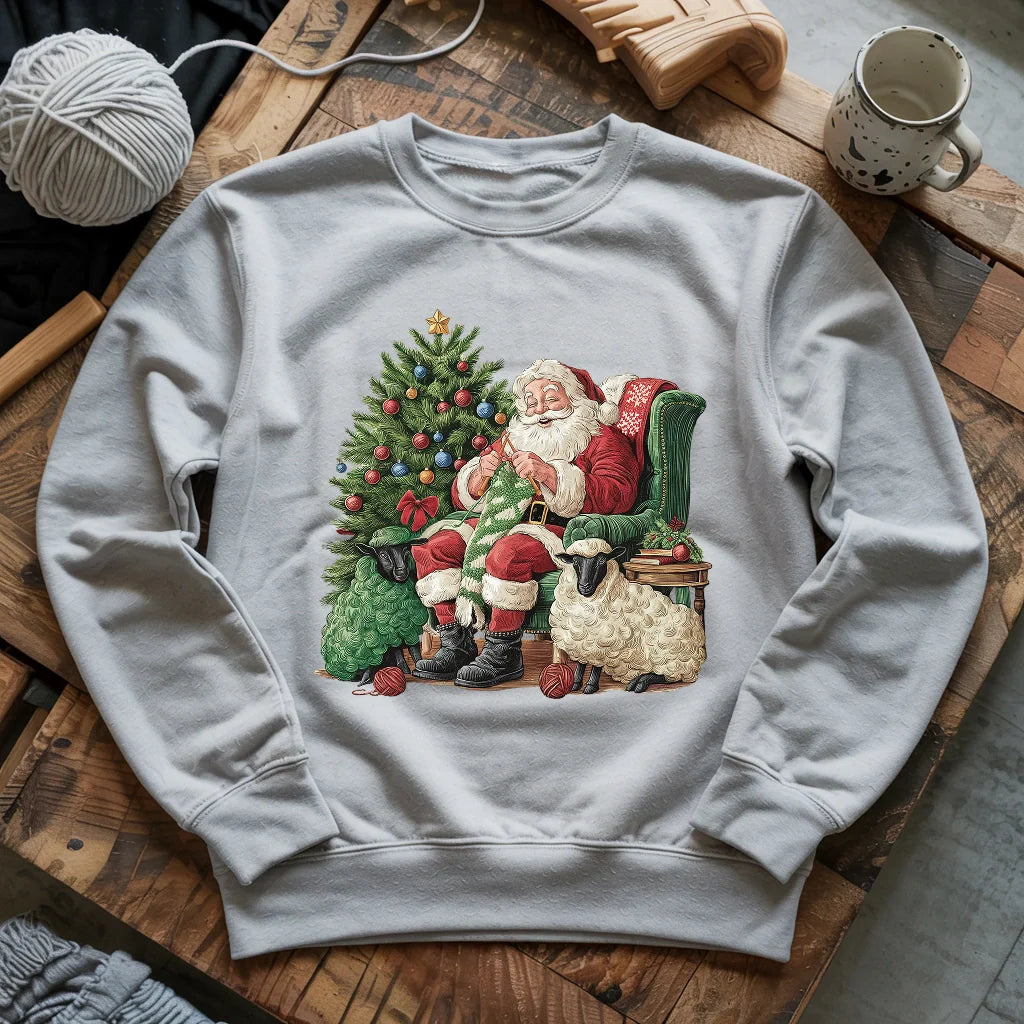 Santa Yarn Sweatshirt