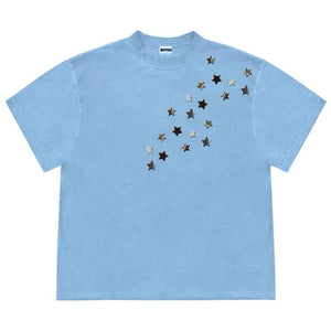 Star Print Oversized T-Shirt