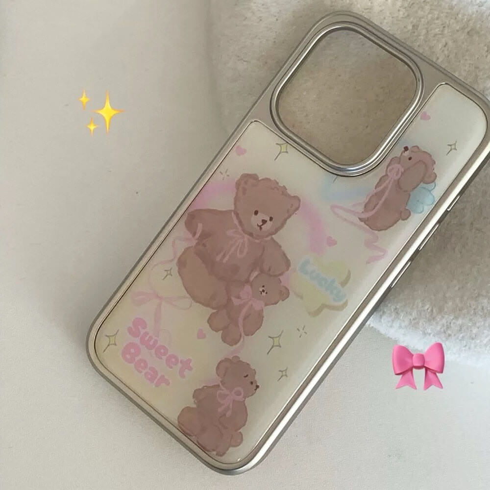 Sweet Bear Aesthetic iPhone Case